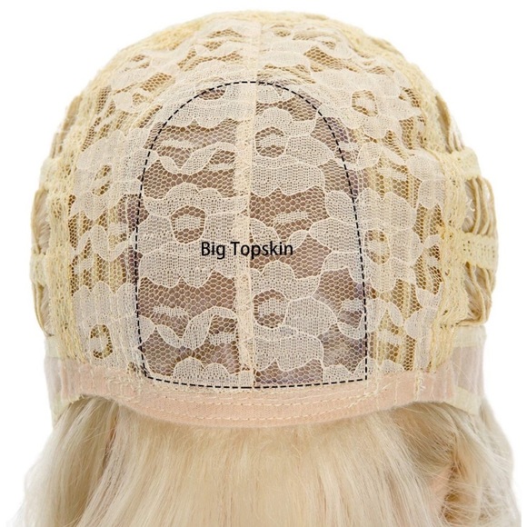 ?NAIMA 12”613 BLONDE SHORT WAVY BANG BOB Wig *NWT